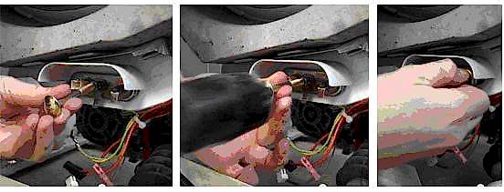 Снятие ТЭНа стиральной машины